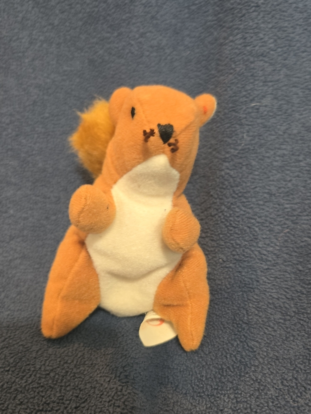 NUTS - SQUIRREL #8  McDonald's Ty Teenie Beanie Baby Retired 1999